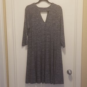 Blue Half Sleeve Torrid Dress